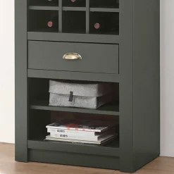 68x207x45 Regal mit Schublade & 11 Fächern - Eylan