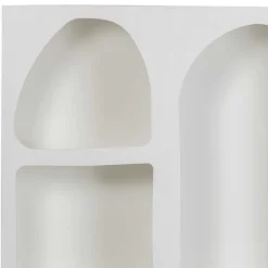 95x180x32 Retro Design Regal in Weiß - Tom