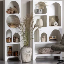 48x180x32 Retro Standregal mit 5 Fächern - Tom