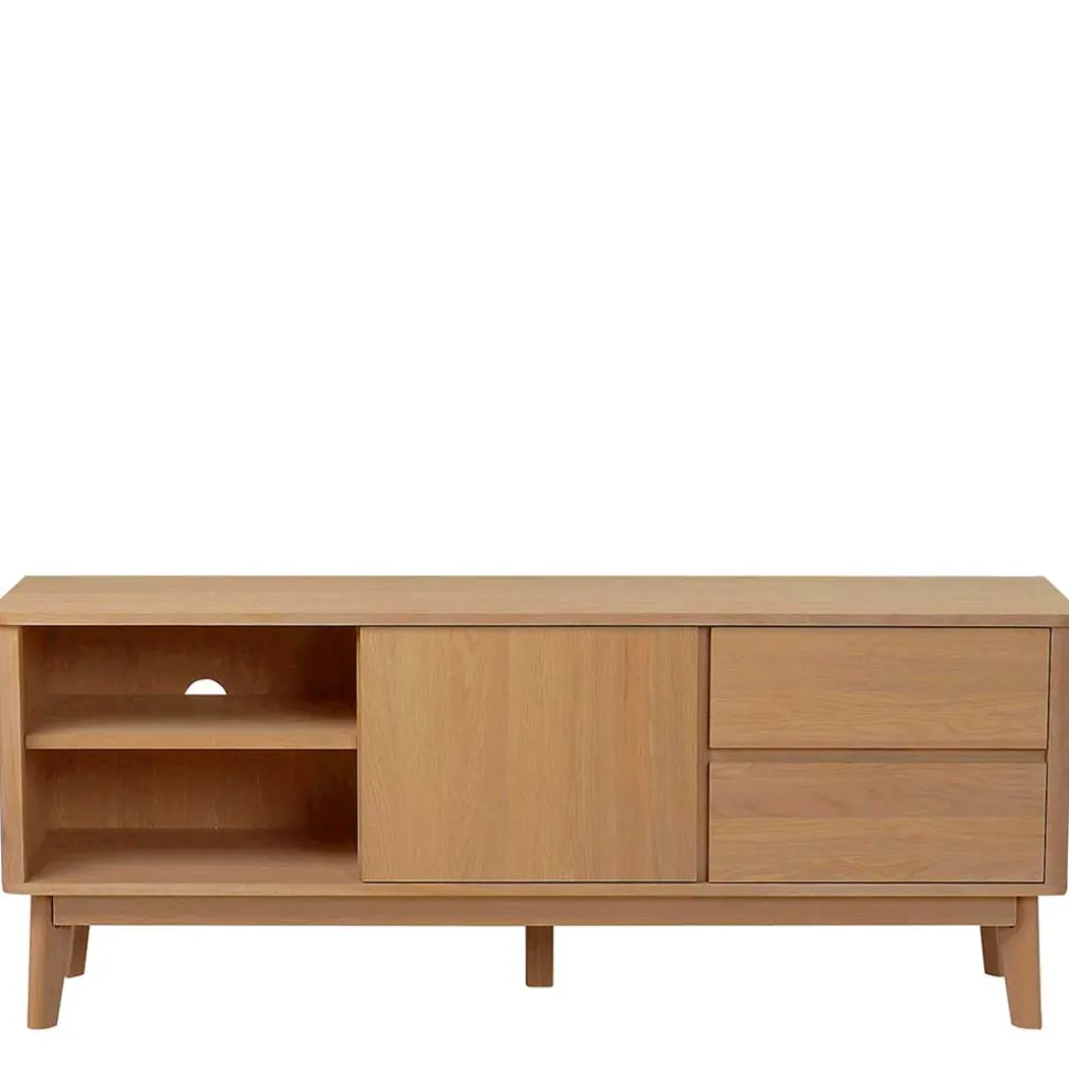 152x60x42 Retro TV Lowboard in Eiche - Adunia