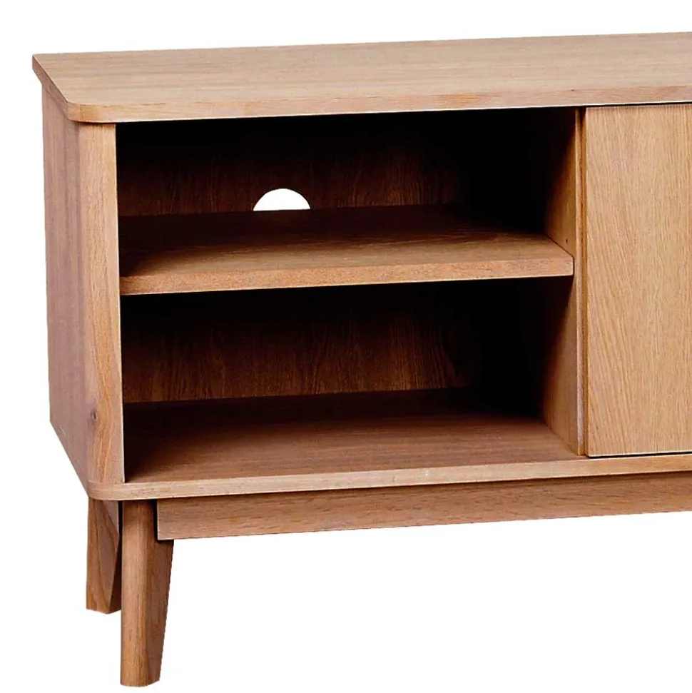 152x60x42 Retro TV Lowboard in Eiche - Adunia