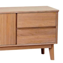 152x60x42 Retro TV Lowboard in Eiche - Adunia