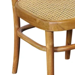 44x93x53 Retrostuhl aus Teakholz - Adne