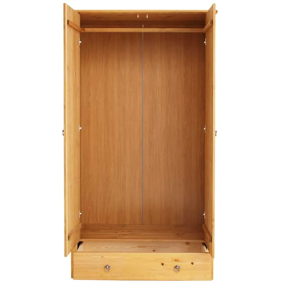 106x191x59 Schlafzimmer Schrank in Kiefer Natur - Imressa I