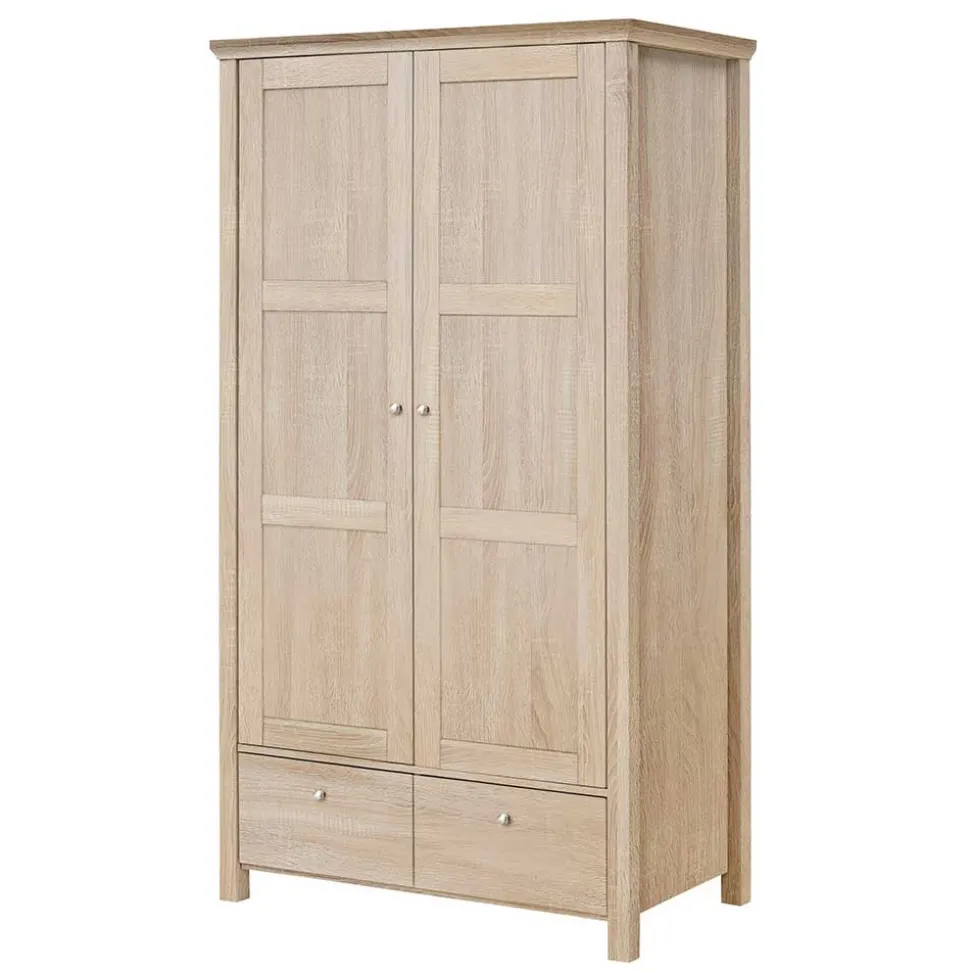 100x180x55 Schlafzimmerschrank mit Schubladen & Türen - Restania