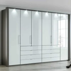 307x240x58 Schlafzimmerschrank mit Falttüren - Audra