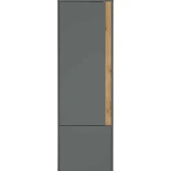 50x158x40 Schrank in Anthrazit mit Wildeiche - Ahilav