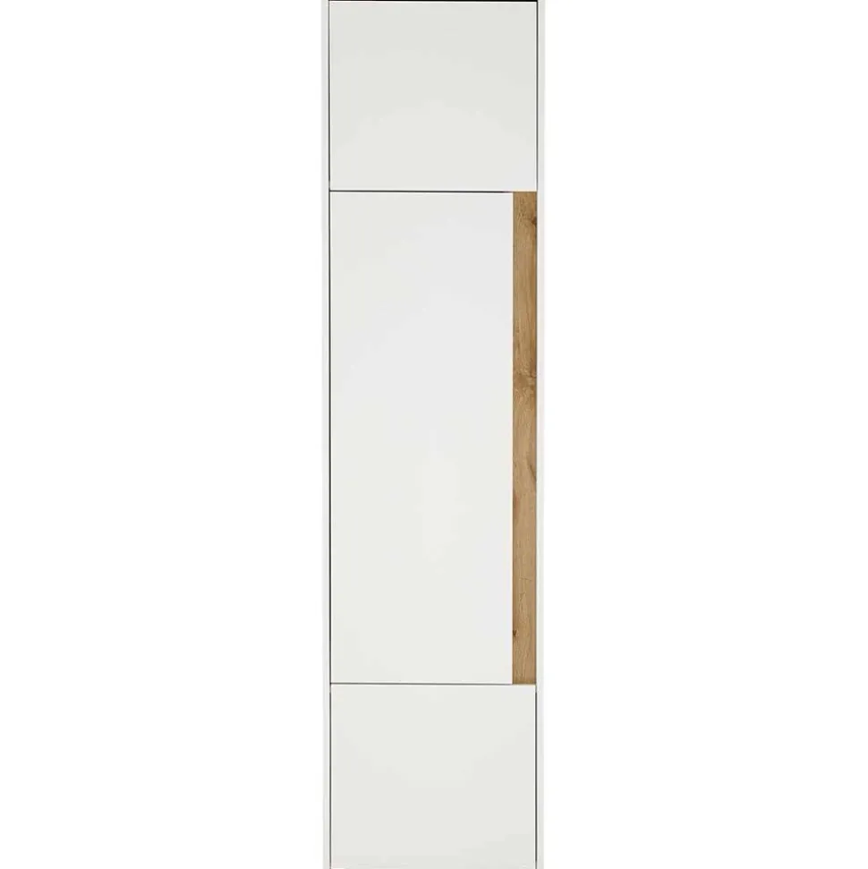 50x200x40 Schrank in Weiß und Wildeiche NB - Nonessia