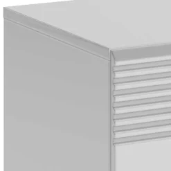 60x40x37 Schuhbank in Weiß Hochglanz - Sumatra