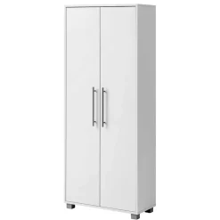 65x164x30 Schuhschrank mit Doppeltür in Weiß - Yoco