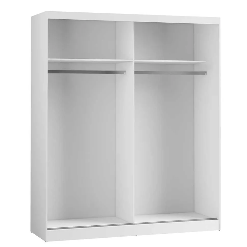 180x216x59 Schwebetürenschrank mit zwei Spiegeltüren - Jaines