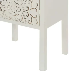 50x121x36 Shabby Chic Schrank mit Ornament Muster - Acacio