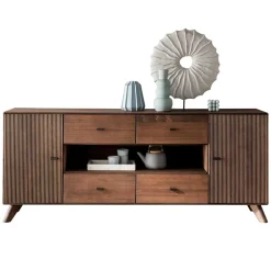 180x75x40 Sideboard aus Kernbuche Braun - Malawi