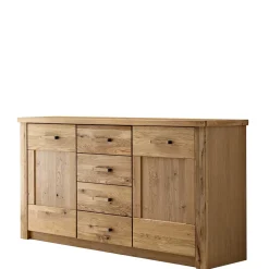 165x87x44 Sideboard in Asteiche auf Sockel - Zamron
