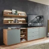 240x77x44 Sideboard in Graugrün und Wildeiche - Yoan