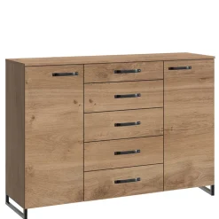 162x102x41 Sideboard mit 5 Schubladen & 2 Türen - Casai