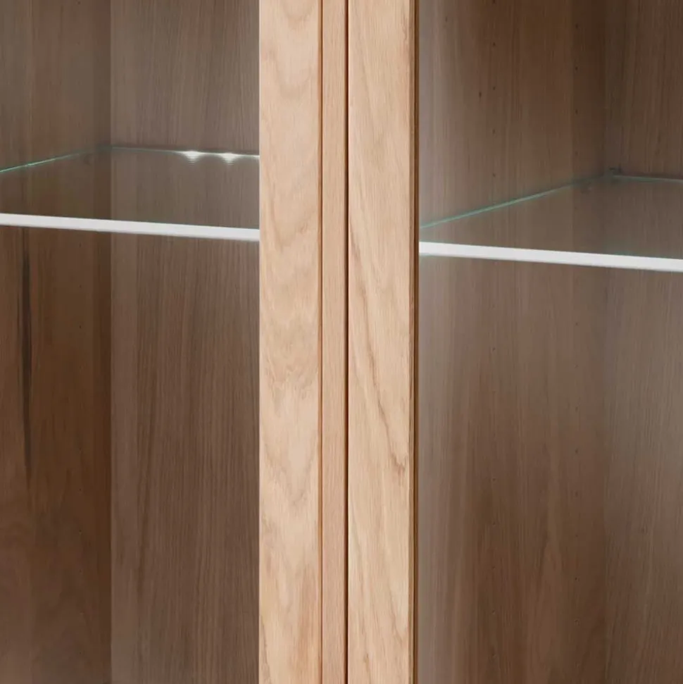 178x82x42 Sideboard mit Glastüren & LED Licht - Lamia