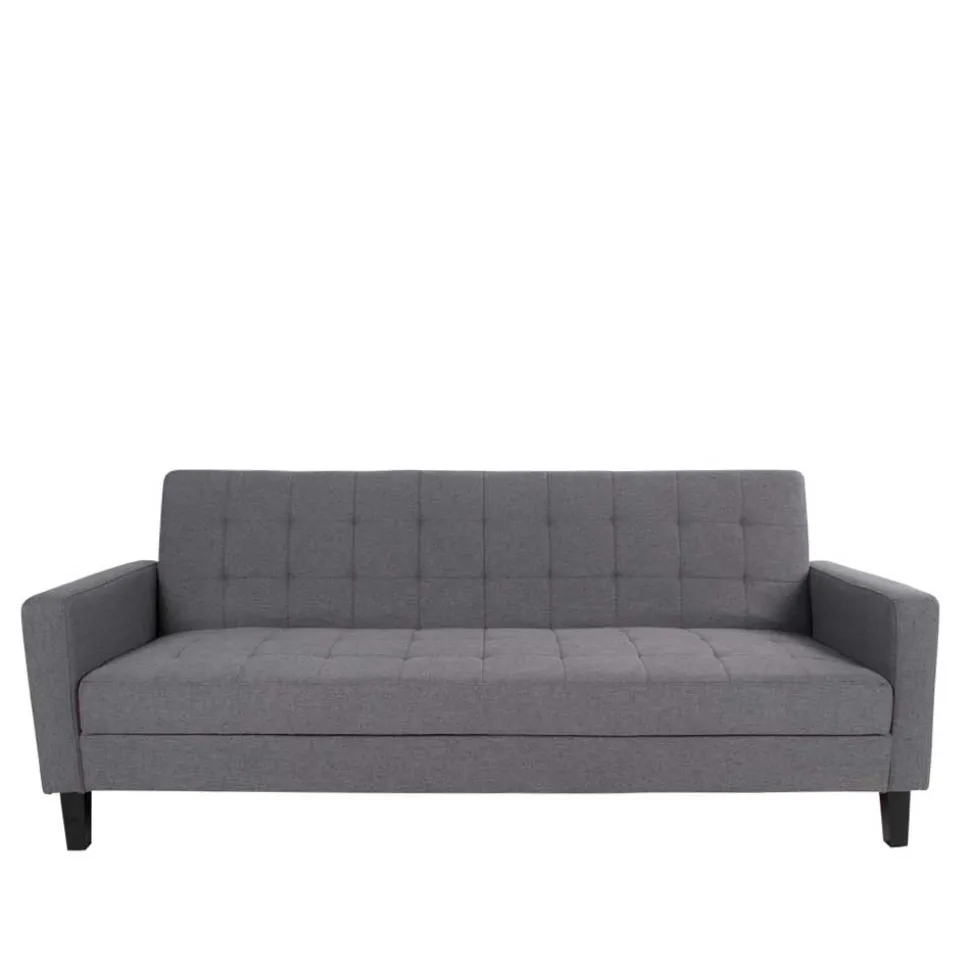 204x81x85 3-Sitzer Schlafsofa in Grau - Industry