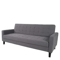 204x81x85 3-Sitzer Schlafsofa in Grau - Industry