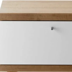 54x50x40 Skandi Nachtkommode mit Klappe - Cablos