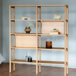 140x166x36 Skandi Regal mit acht Fächern - Esman