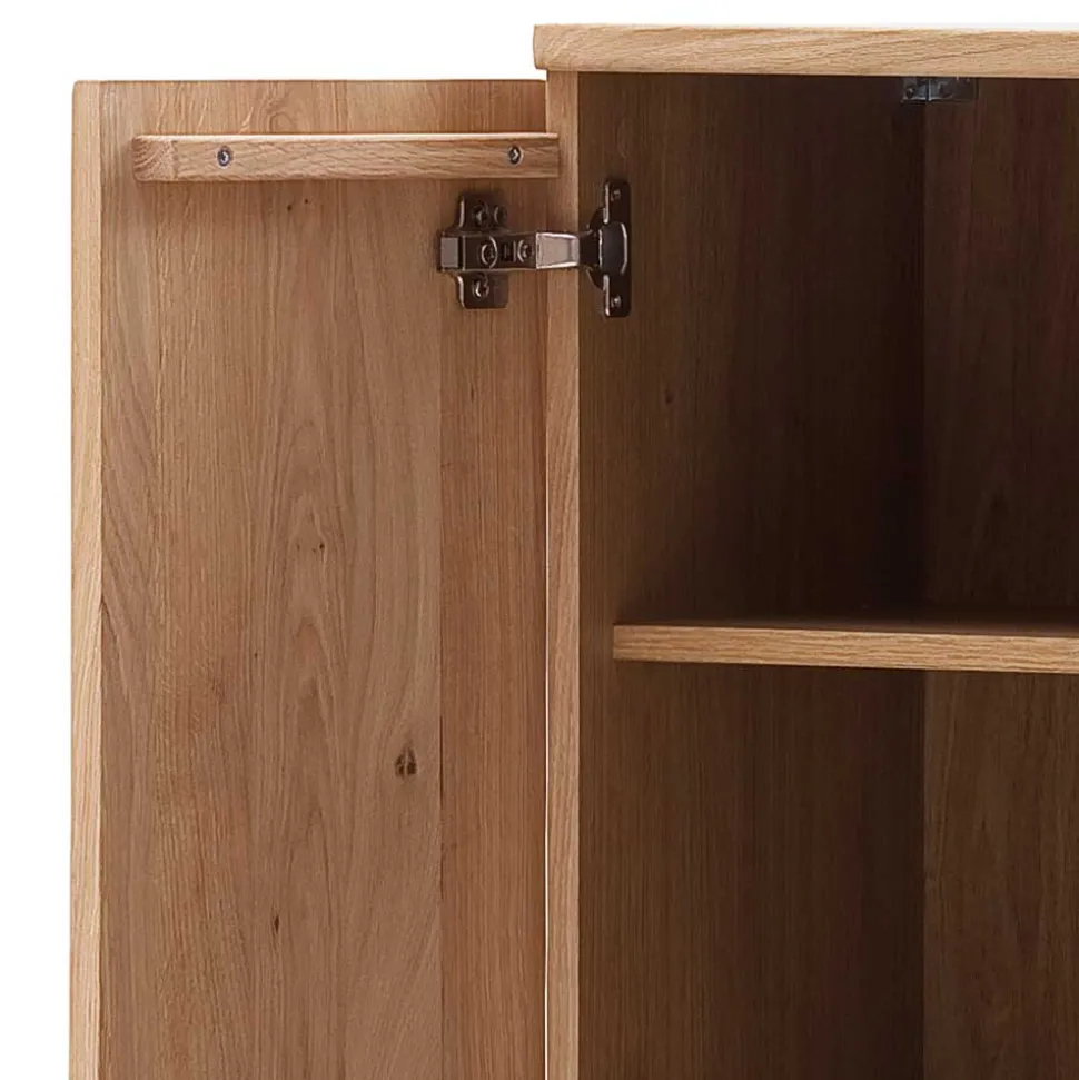 90x136x37 Stauraumvitrine als Highboard - Crupean