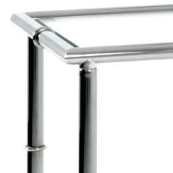 50x75x25 Telefontisch mit zwei Glasplatten - Vasilio