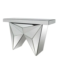 120x81x36 Tischkonsole aus Spiegelglas - Aknita