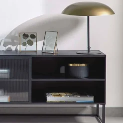 33x34x33 Tischleuchte im Pilz Design in Messing - Jaitur