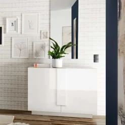 121x90x44 2-türige Kommode auf Sockel - Kerym