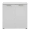 80x84x41 2-türiger Officeschrank in Lichtgrau - Bowsla