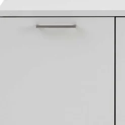 80x84x41 2-türiger Officeschrank in Lichtgrau - Bowsla