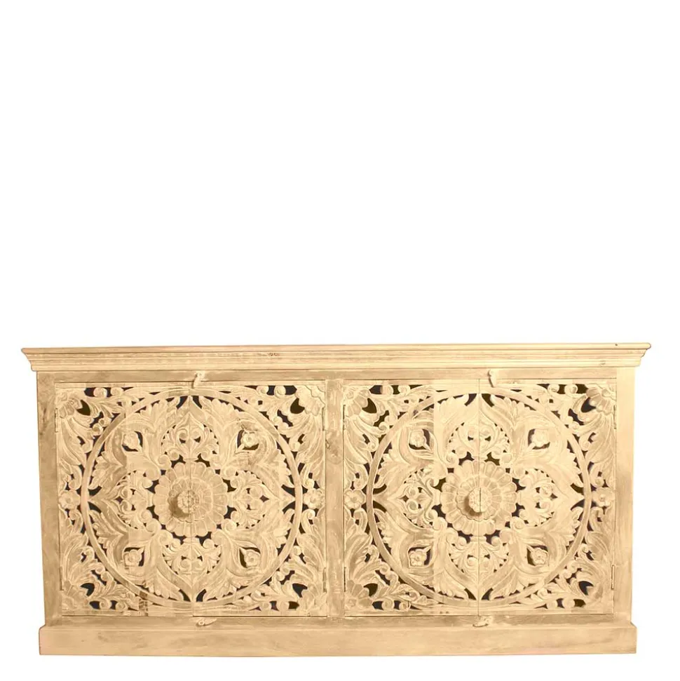 180x90x45 4-türiges Sideboard im Ethno Stil - Runiasa