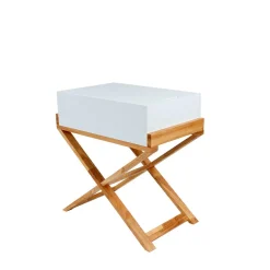 56x58x34 Truhe Kommode mit Klappe - Esmail