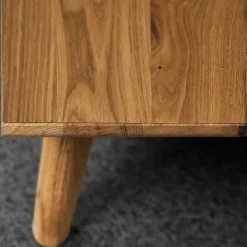 220x48x40 TV Kommode in Weiß & Wildeiche - Diesta