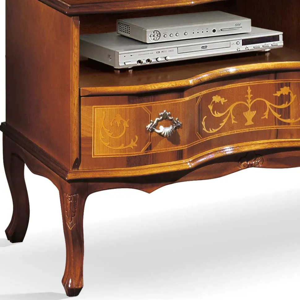 169x60x37 TV Phonotisch mit Barock Design - Motiz