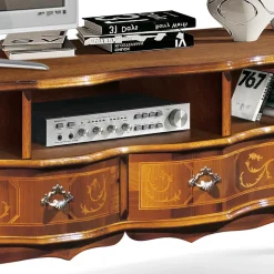 169x60x37 TV Phonotisch mit Barock Design - Motiz