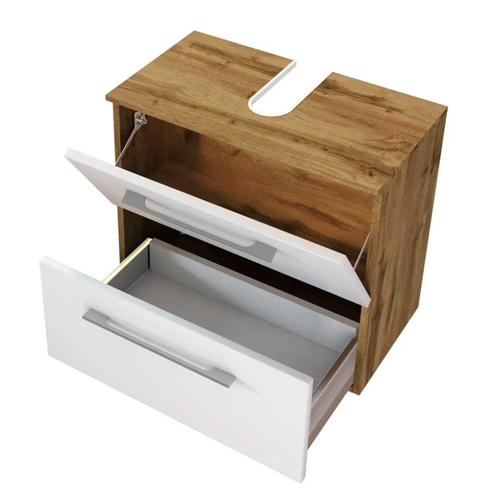 60x54x35 Unterbeckenschrank stehend oder hängend - Yazemina