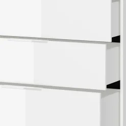 83x101x42 Vier-Schubladen-Kommode in Weiß - Thima