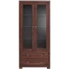 80x178x40 Vitrine mit 2 Schubladen - Luvin
