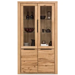 108x199,5x40 Vitrinenschrank 4-türig - Nelenia