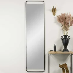 46x175x3 Wand Hängespiegel in Schwarz - Mentrakin