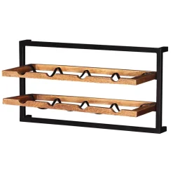 65x35x25 Wand Weinregal für acht Flaschen - Evradon