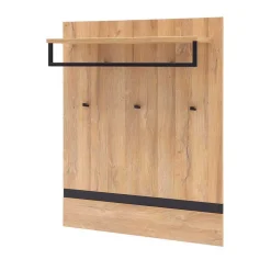 90x113x28 Wandgarderobe in Wildeiche Optik - Truvisas
