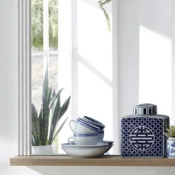 142x74x16 Wandspiegel mit Landhaus Design - Sinolita