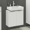60x55x35 Waschbeckenschrank für Stand- & Wandmontage - Livendas