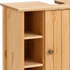 60x65x30 Waschbeckenunterschrank aus Massivholz - Akzinad