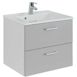 60x54x48 Waschkommode in hellem Grau - Girios