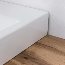 100x54x48 Waschtisch Konsole in Grau & Wildeiche - Noricas