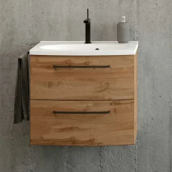 60x54x45 Waschtischkonsole in Wildeiche Optik - Arazony